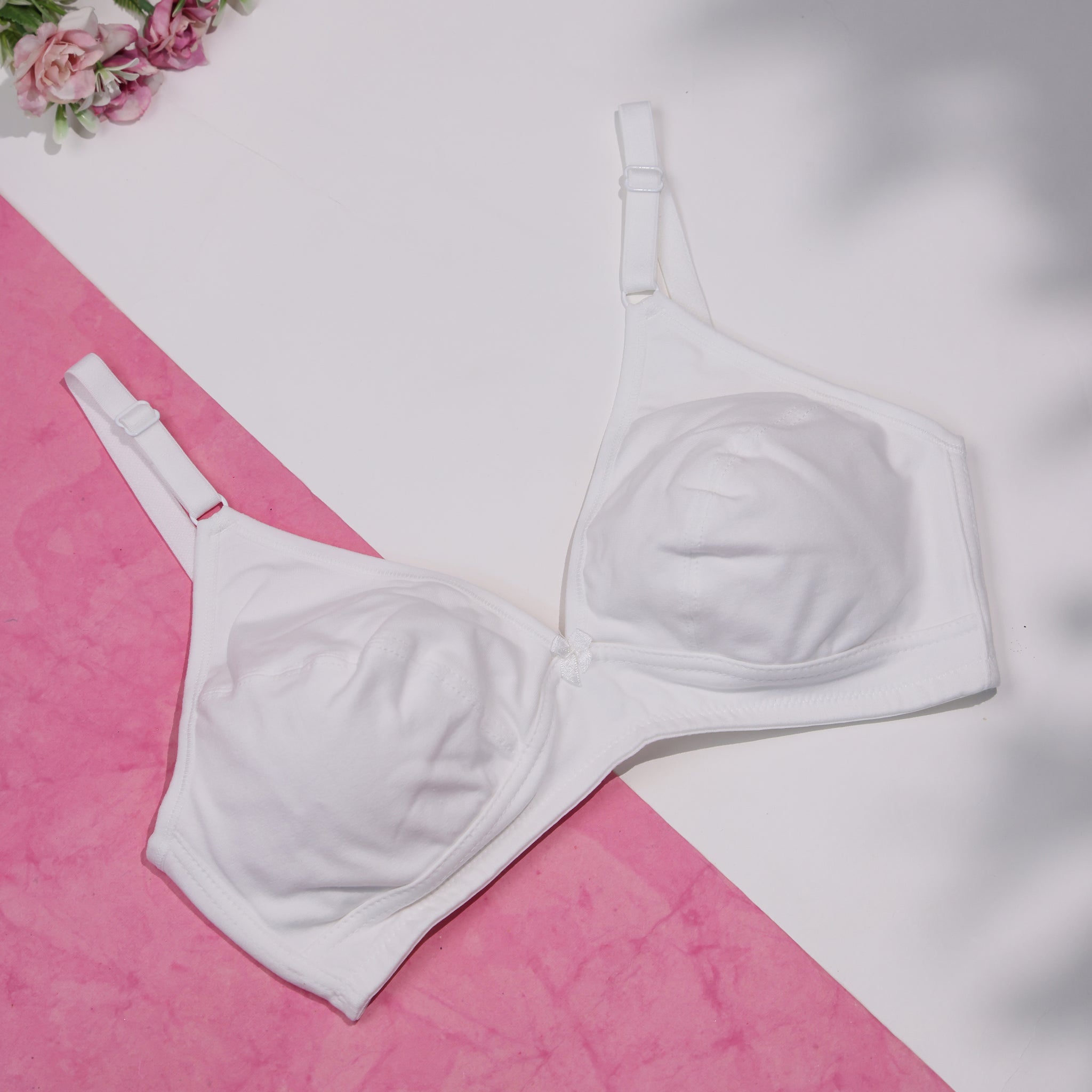 White Colour Everyday Bra