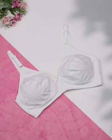 White Colour Everyday Bra