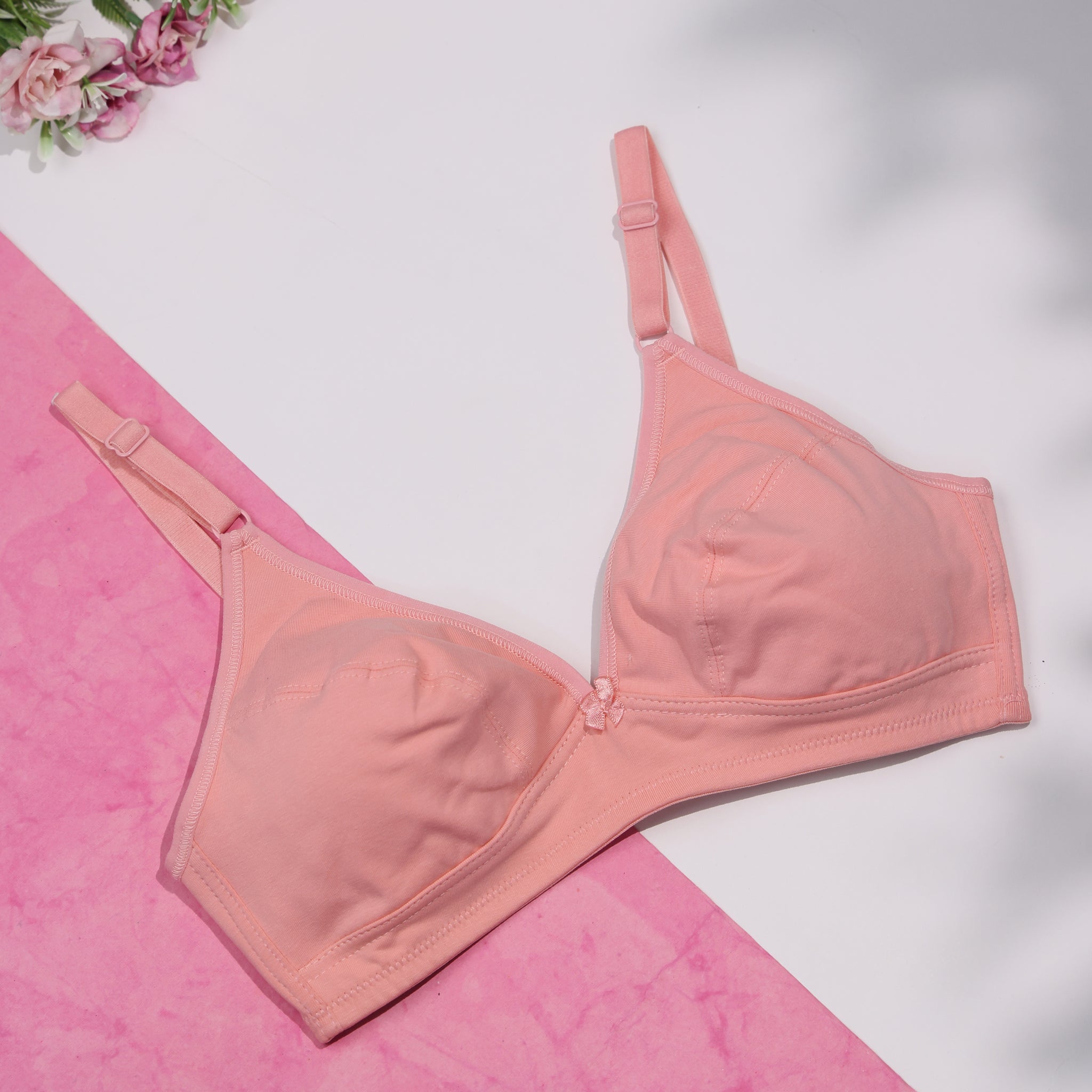 Pink Colour Everyday Bra