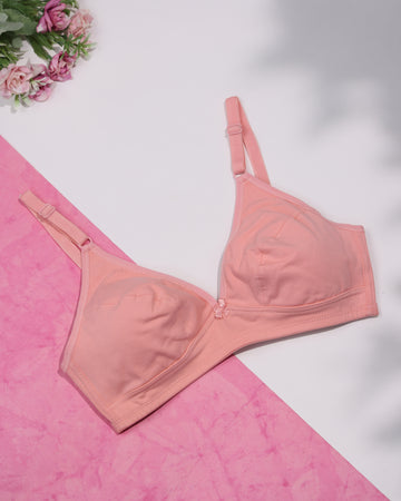 Pink Colour Everyday Bra
