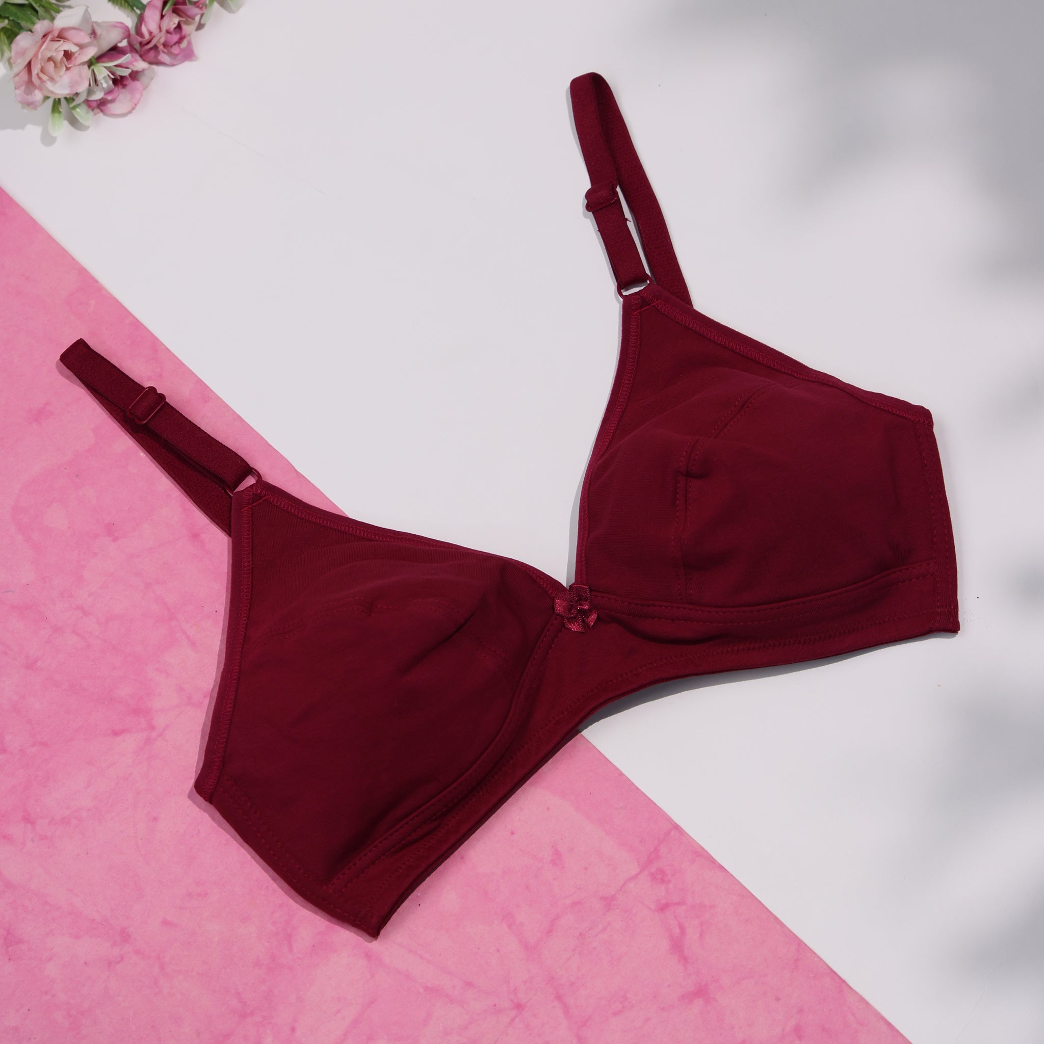 Maroon Colour Everyday Bra