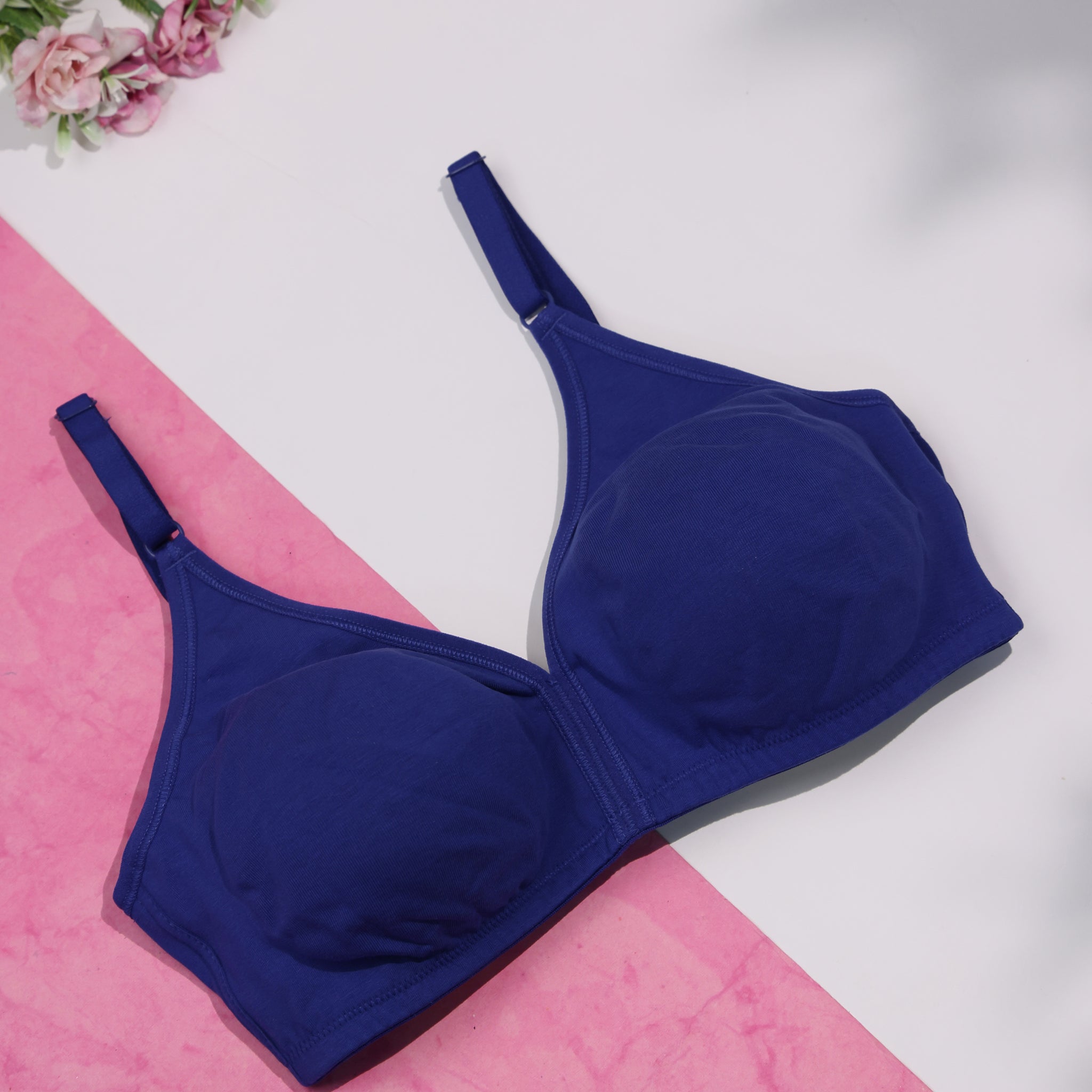Blue Colour Everyday Bra
