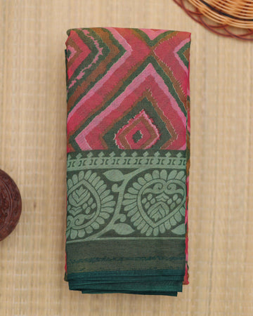 Multi colour brasso saree