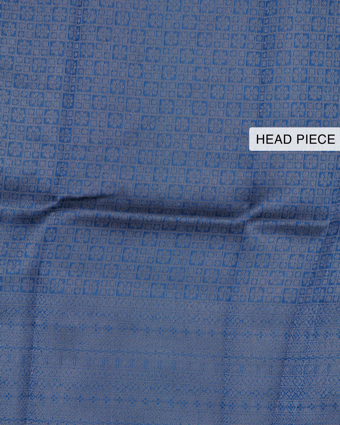 Ethnic Zari Weaving Litchi Silk Saree - Blue