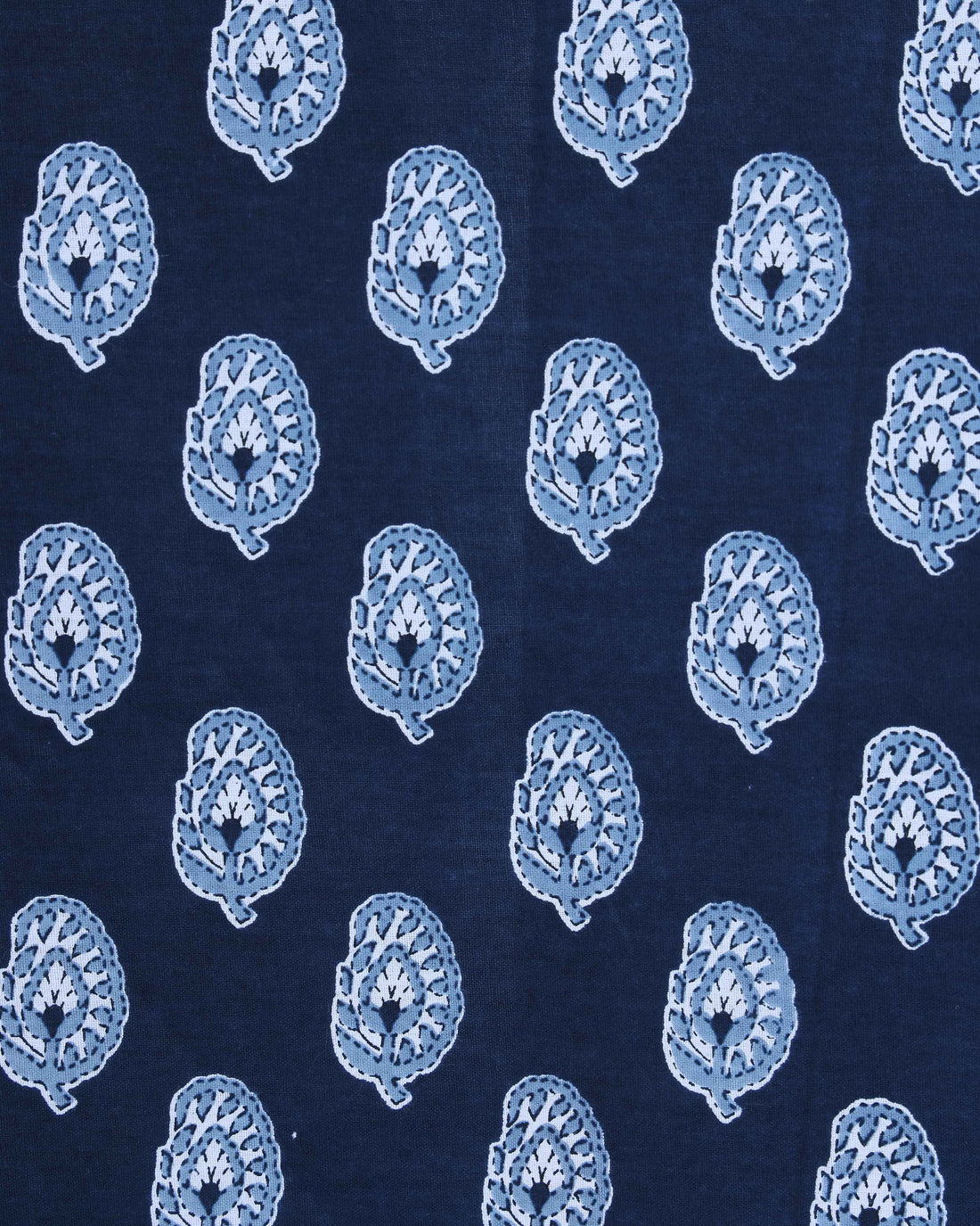 Navy Blue Unstitched Salwar Material