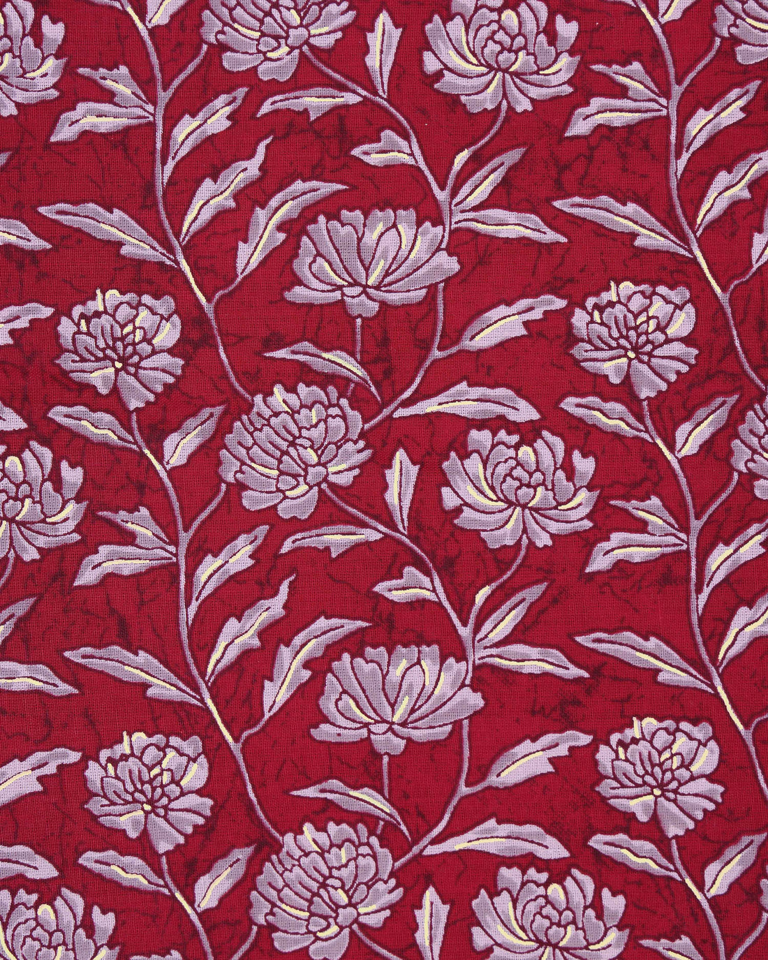 Red Unstitched Salwar Material
