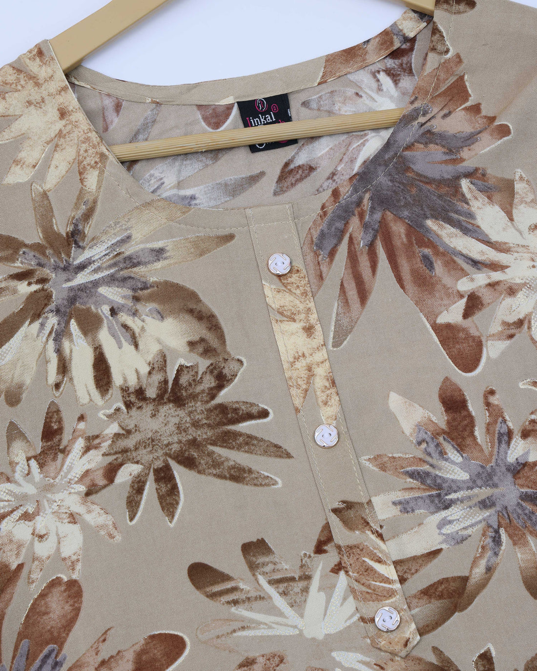 Brown Colour Top & Palazzo Set