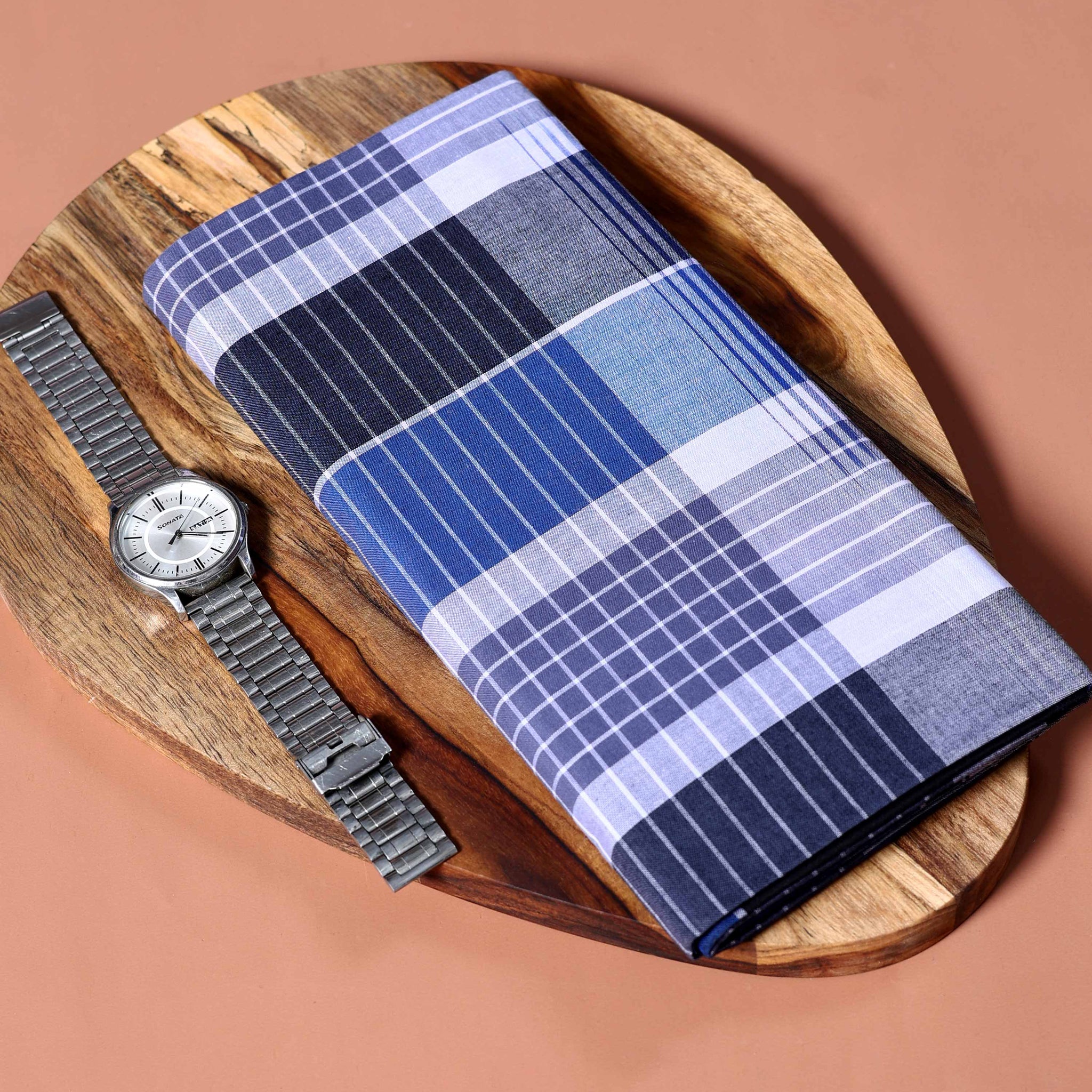 Jkt Brand Men's Premium Cotton Checked Lungi Stitched - Multi -jkt-one