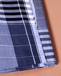 Jkt Brand Men's Premium Cotton Striped Lungi Stitched - Multi
