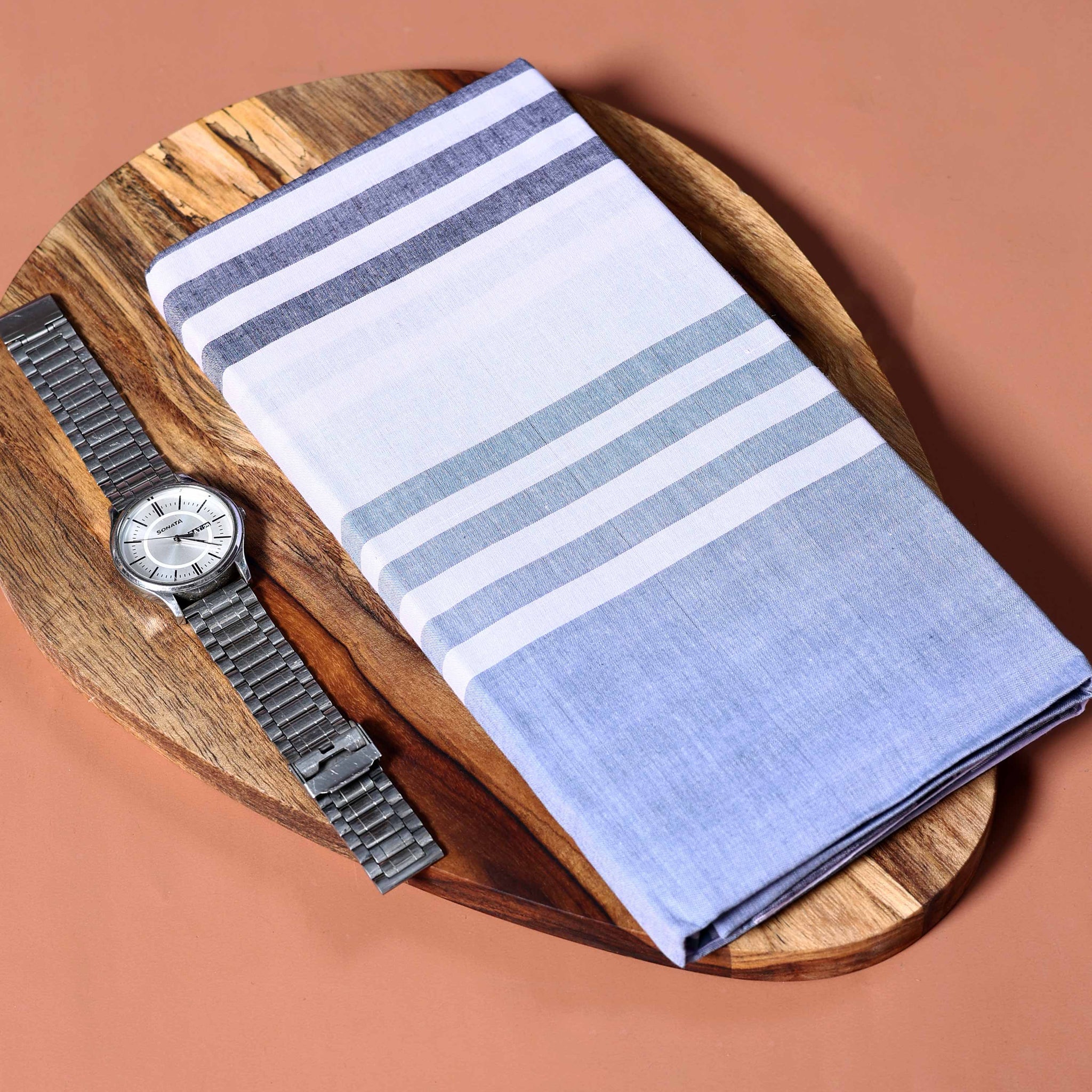 Jkt Brand Men's Premium Cotton Striped Lungi Stitched - Multi-jkt-six