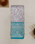 Kanchipuram Tissue Saree with Intricate Zari Weave & Floral Motifs - Multi