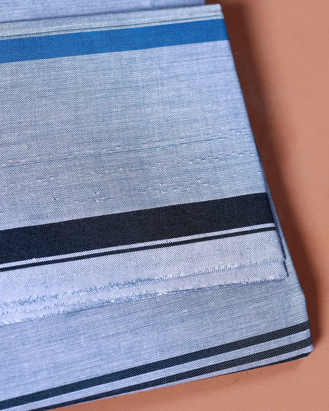 Kibs Brand Men's Premium Cotton Checked Lungi Stitched - Blue