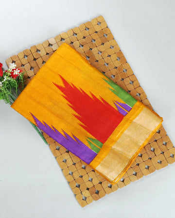 Yellow Color Handloom Saree - HL06