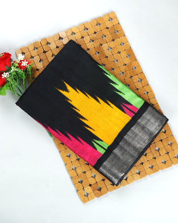 Black Color Handloom Saree - HL03