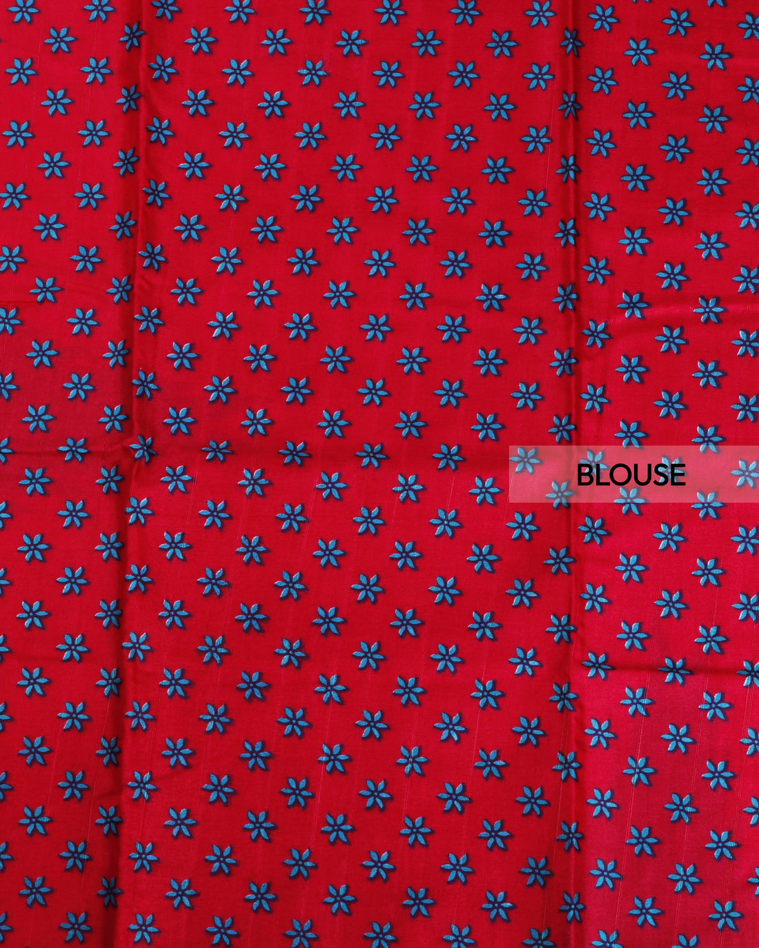 Traditional Handloom Cotton Saree with Ikat Pattern - Red