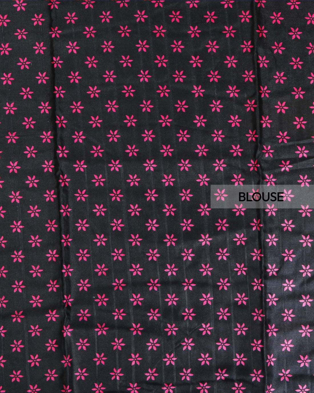 Traditional Handloom Cotton Saree with Ikat Pattern - Black