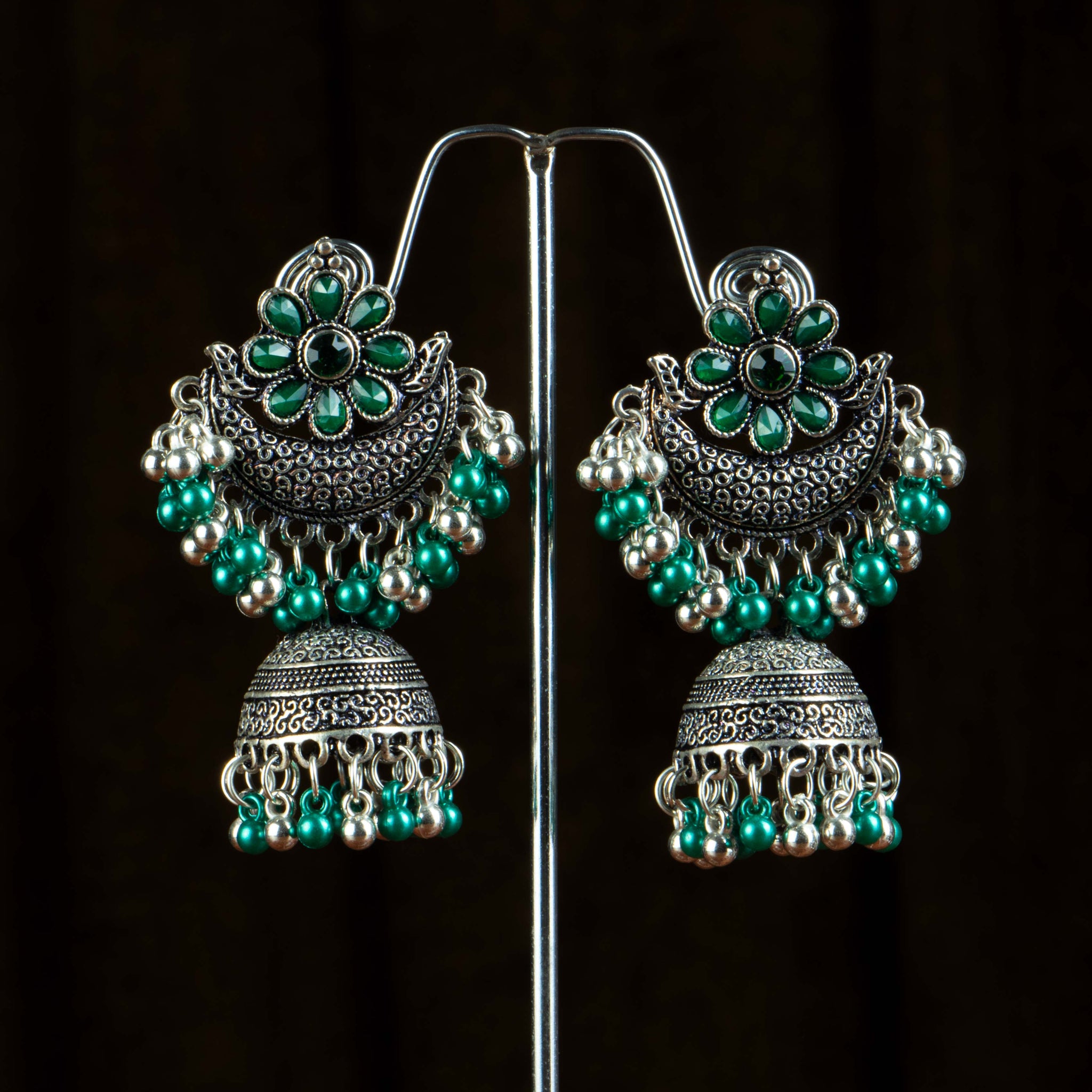 Silver Colour Plated Earrings