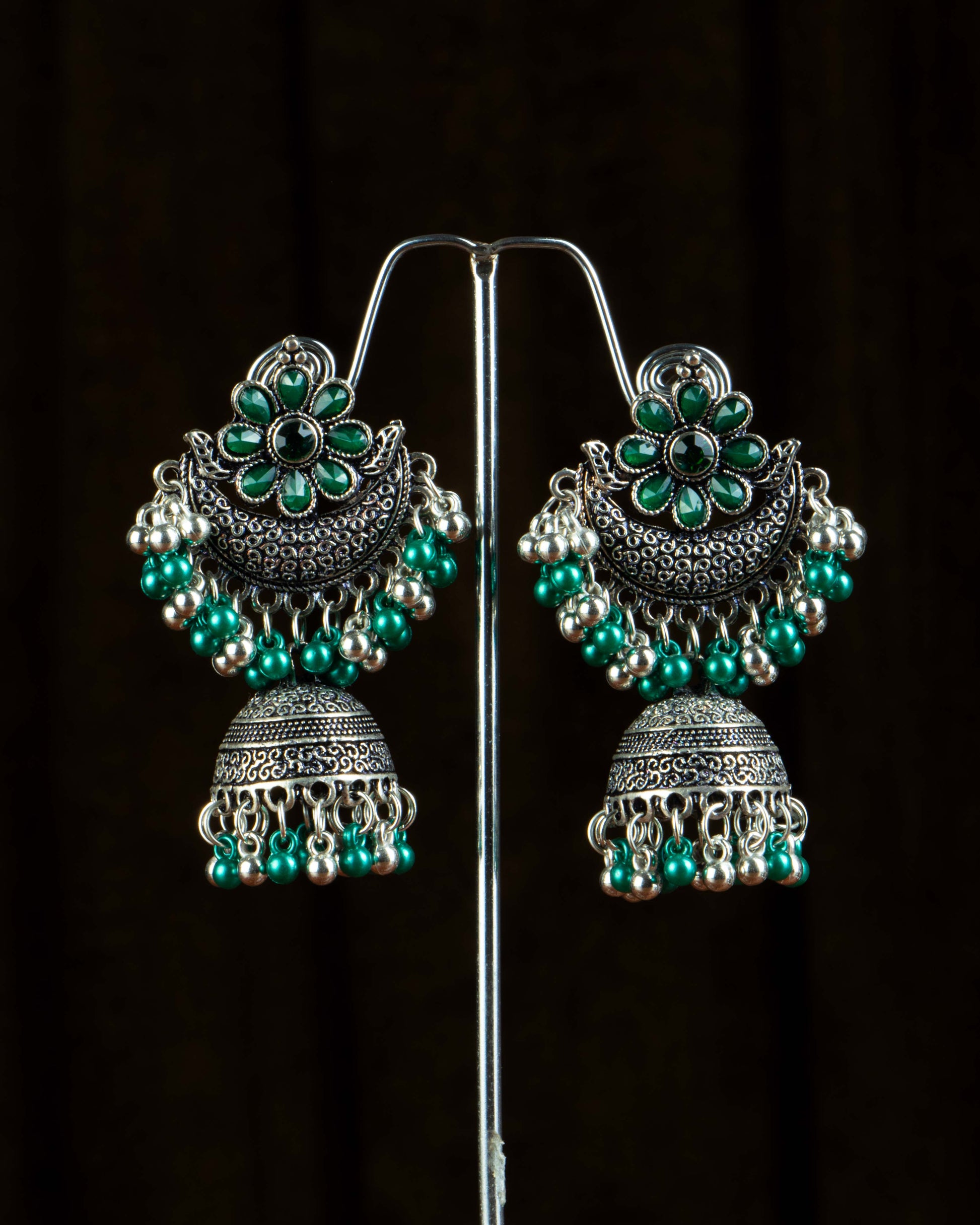 Silver Colour Plated Earrings