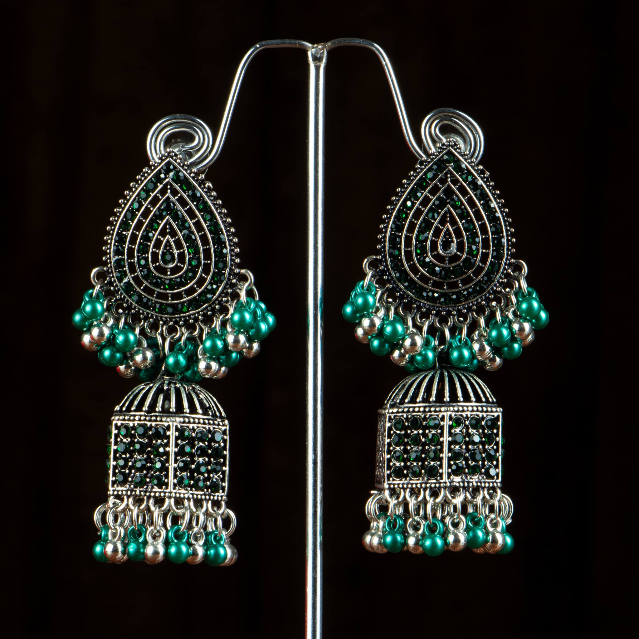 Silver Colour Plated Earrings