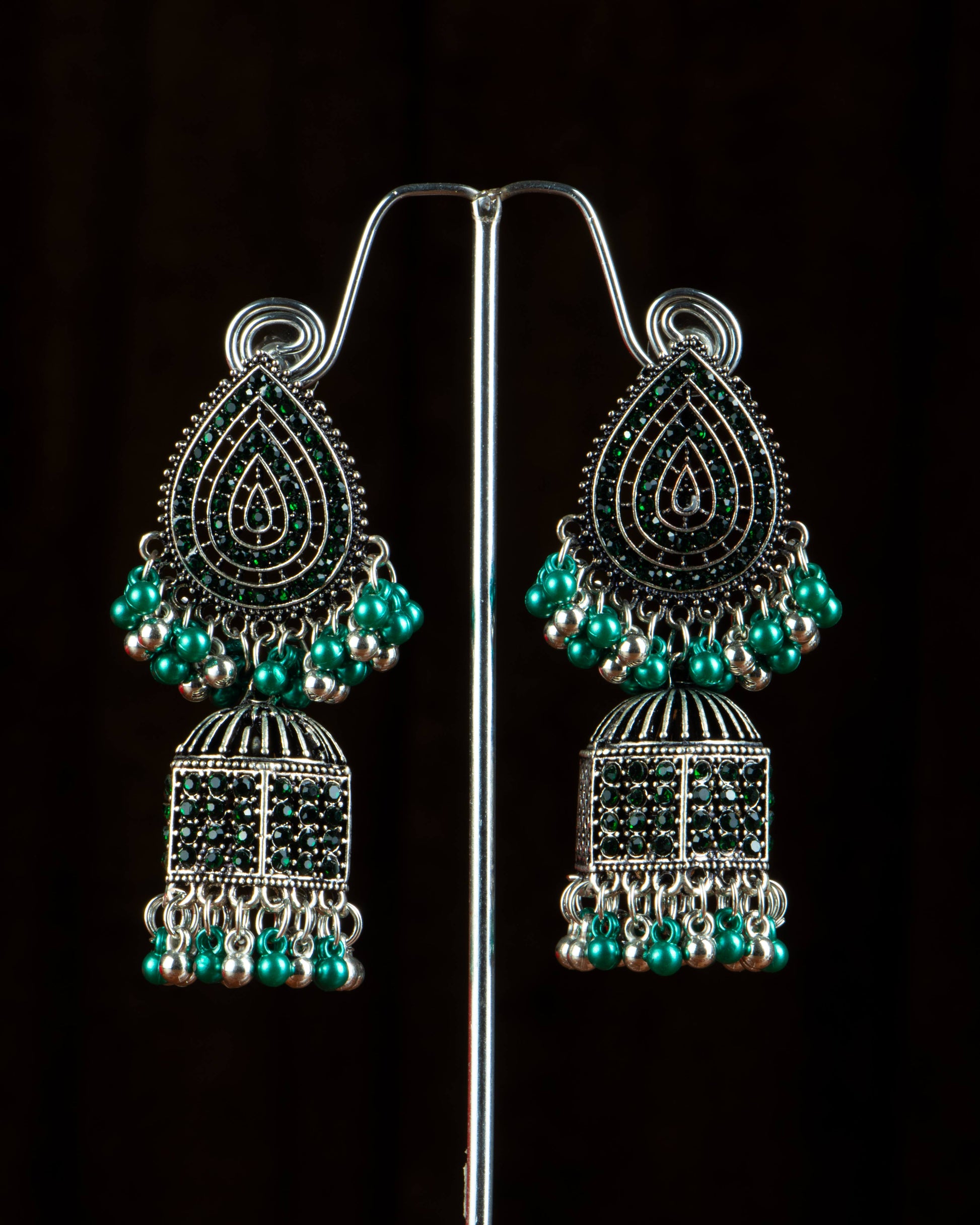 Silver Colour Plated Earrings