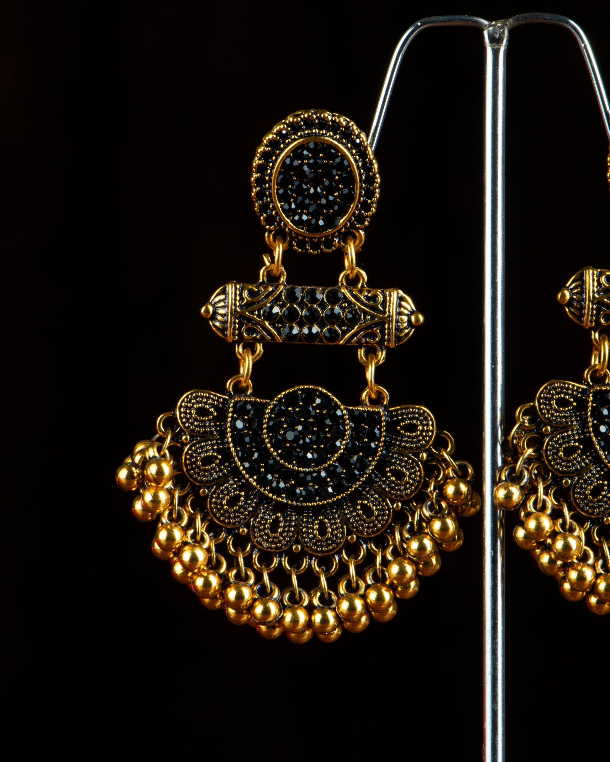 Buy Gold Colour Plated Earrings