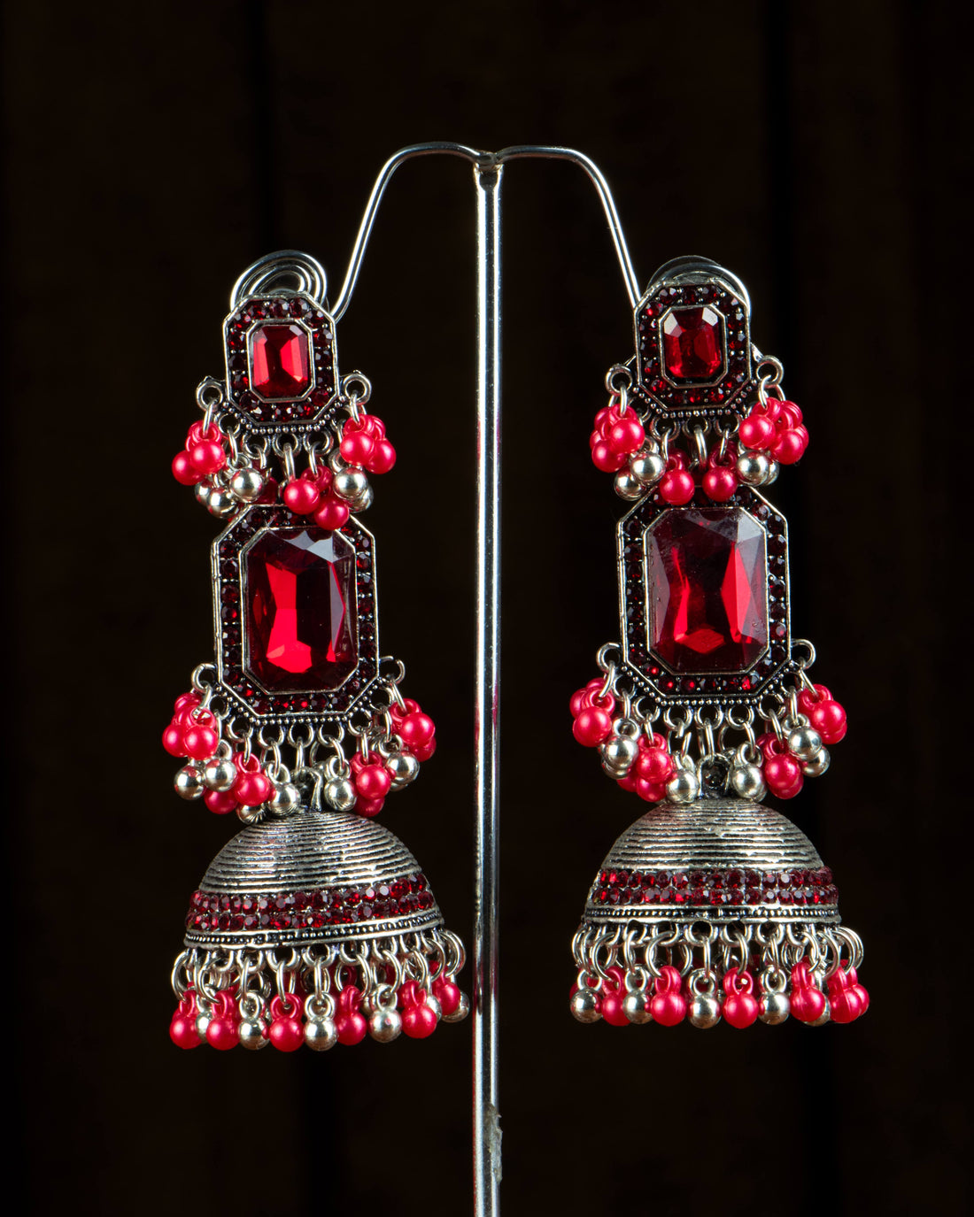 Silver Colour Plated Earrings