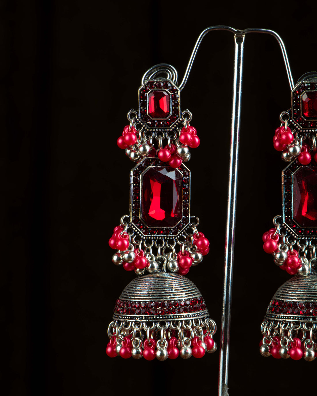 Silver Colour Plated Earrings