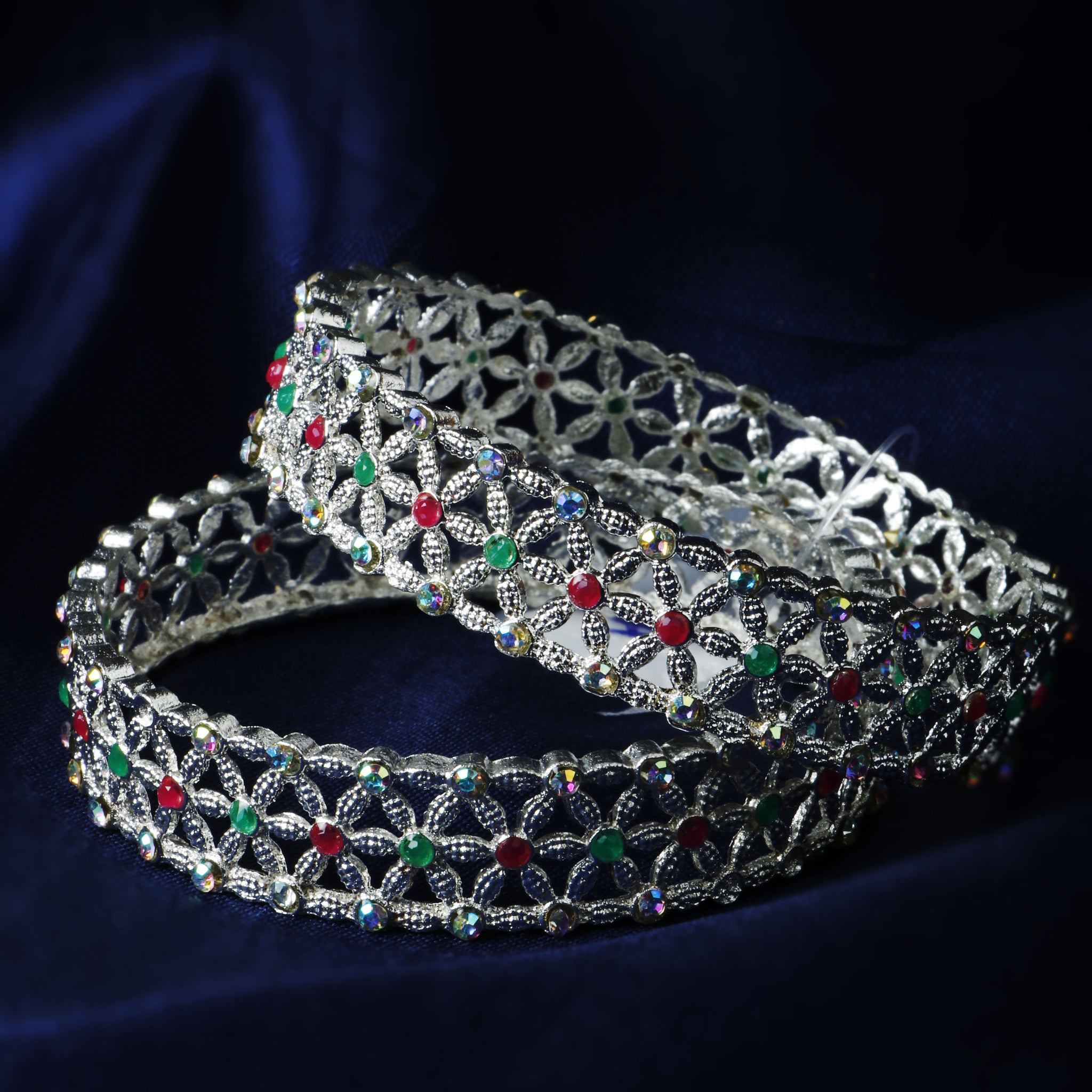 Set Of 2 Silver Plated Bangles