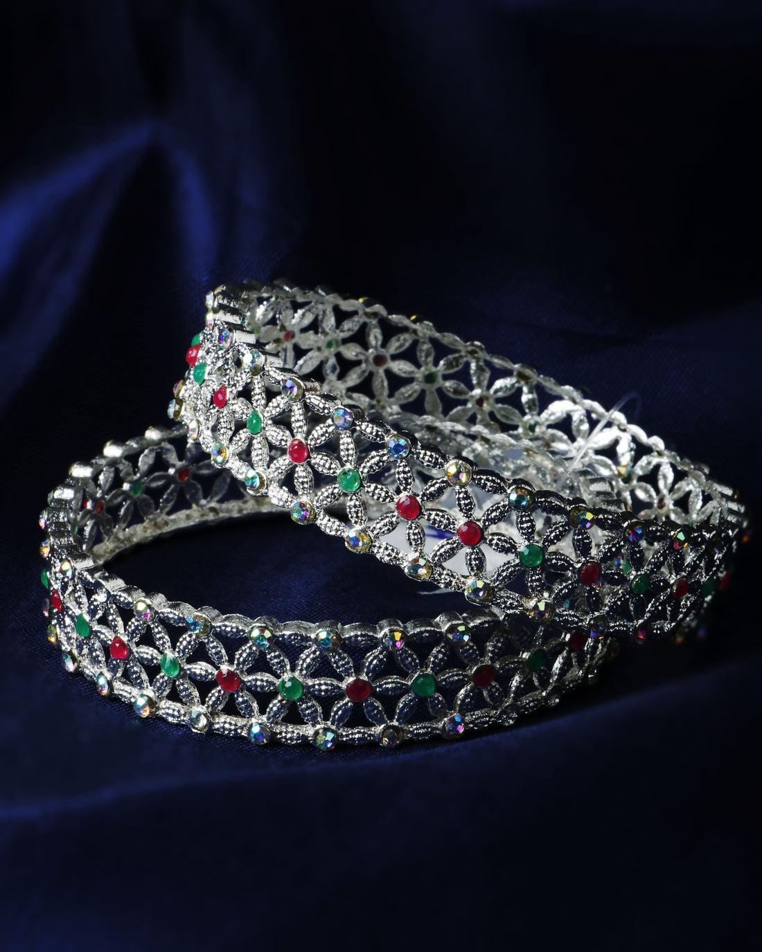 Set Of 2 Silver Plated Bangles