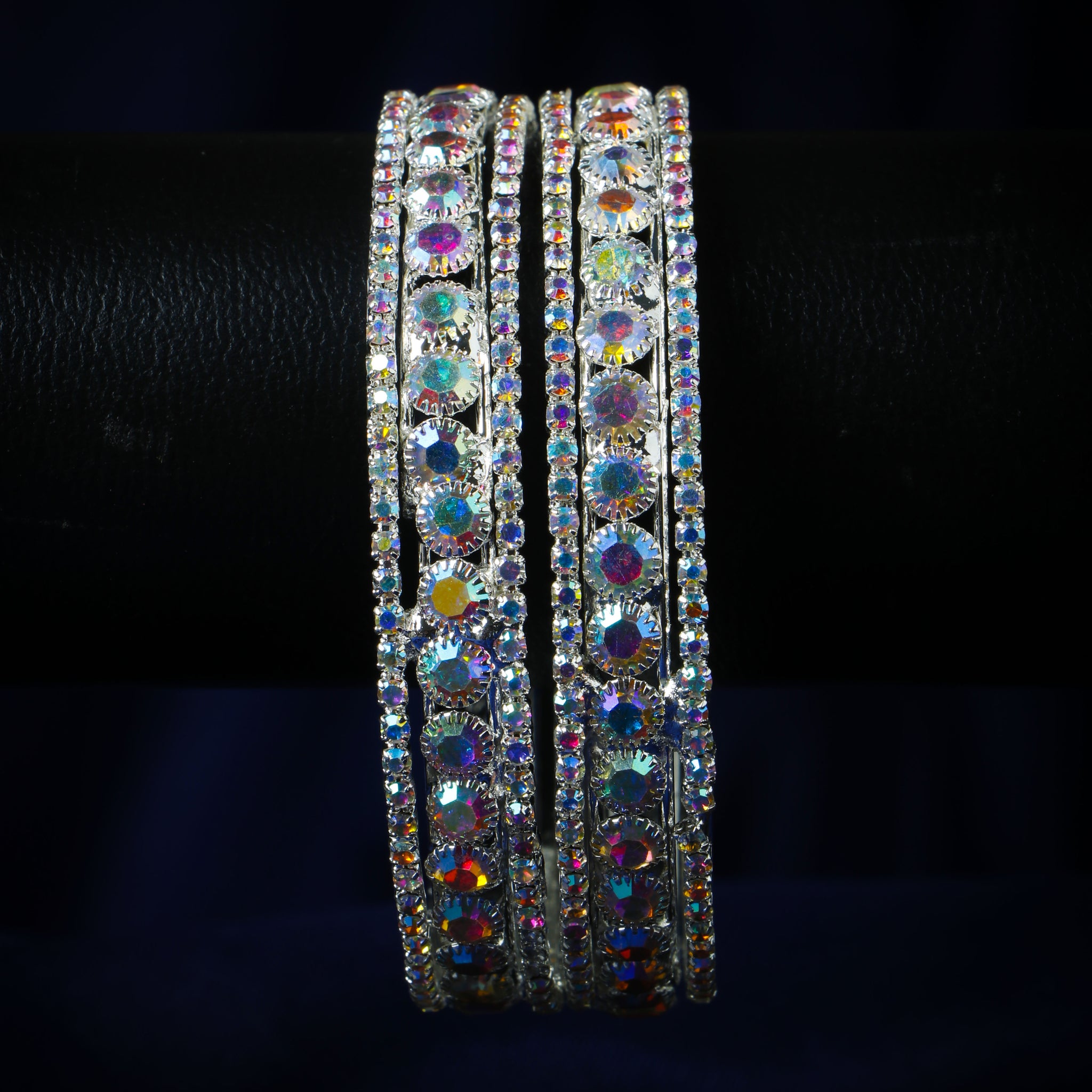 Set Of 2 Silver Plated Bangles