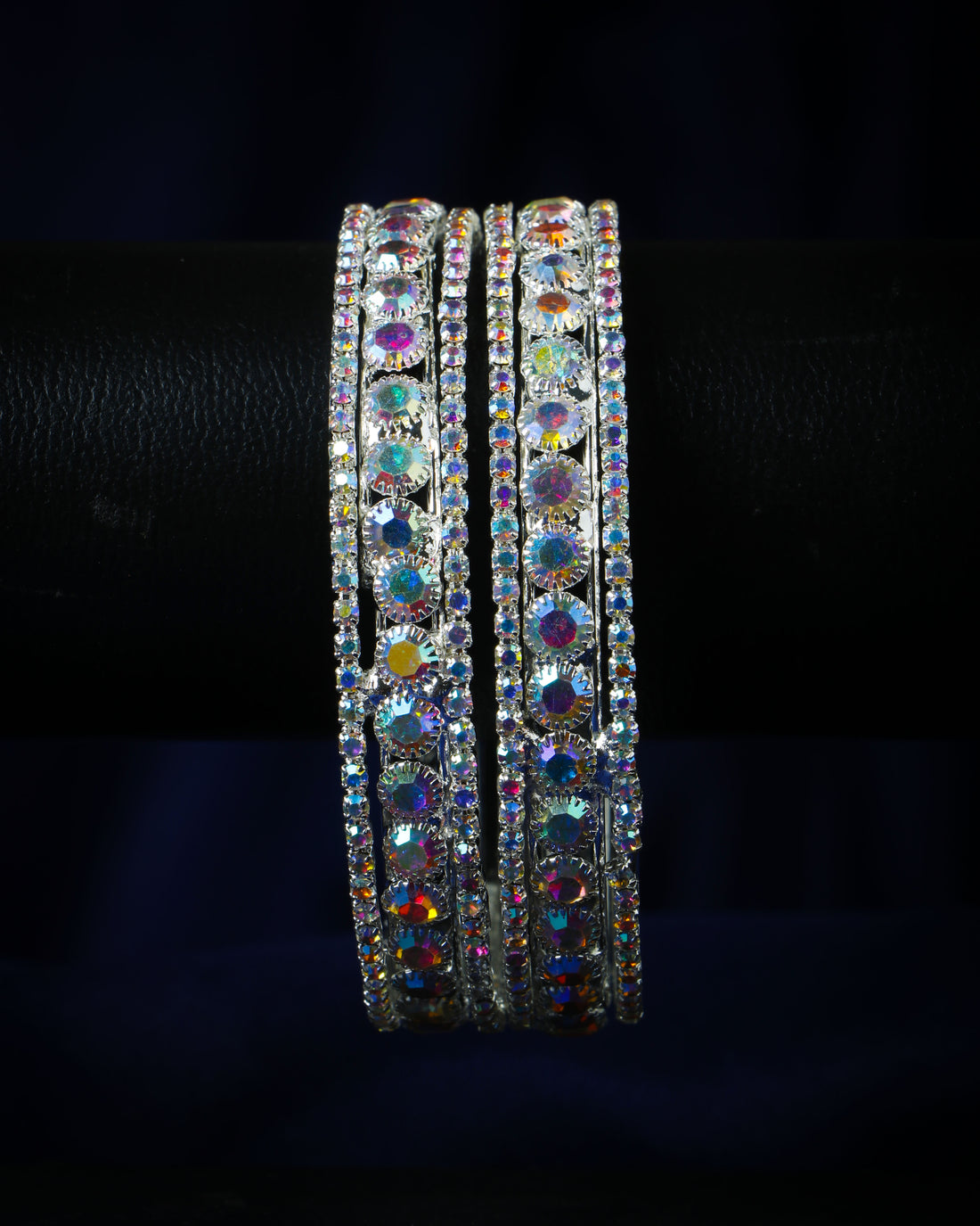 Set Of 2 Silver Plated Bangles
