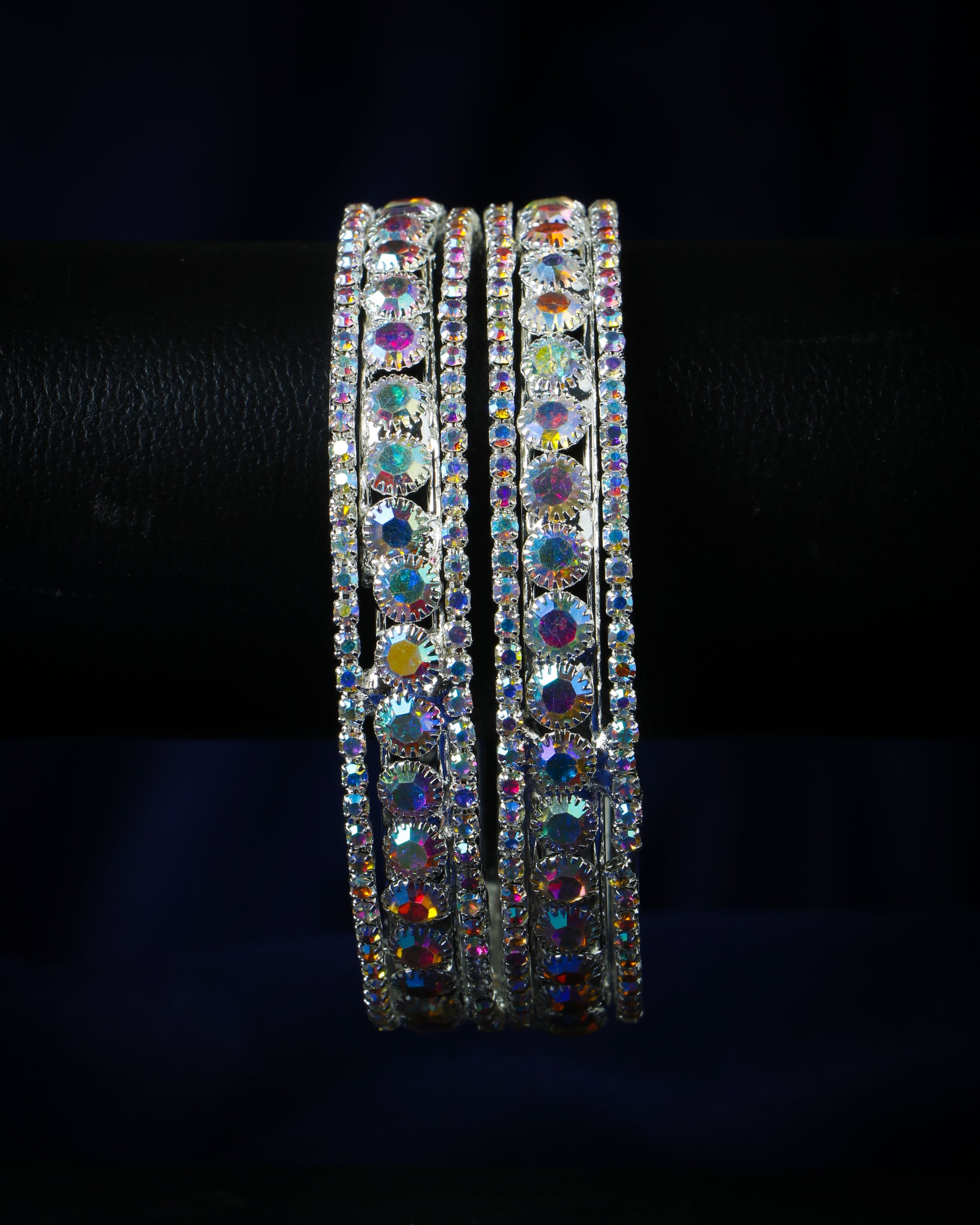 Set Of 2 Silver Plated Bangles
