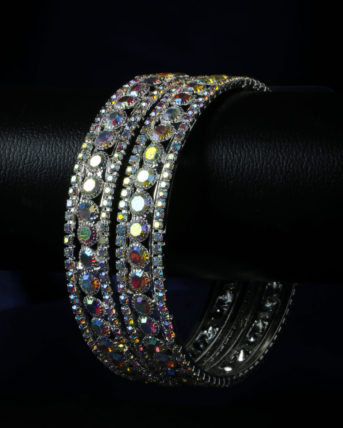 Set Of 2 Silver Plated Bangles