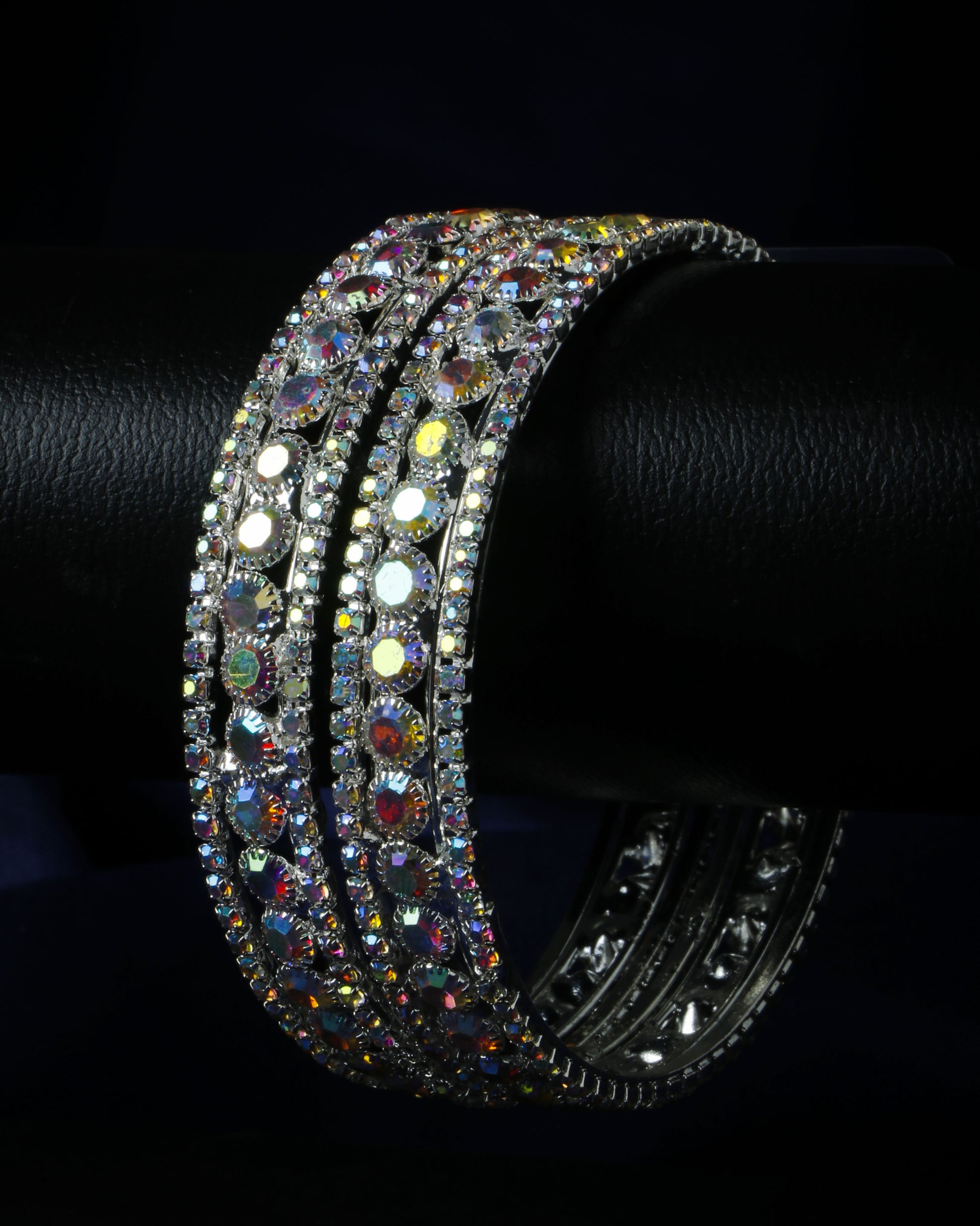 Buy Set Of 2 Silver Plated Bangles
