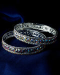 Buy Set Of 2 Silver Plated Bangles Online