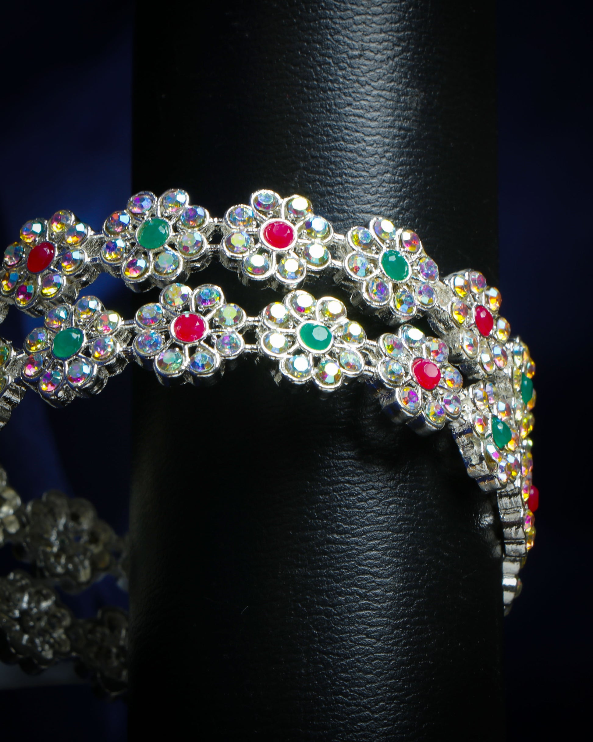 Buy Set Of 2 Silver Plated Bangles Online
