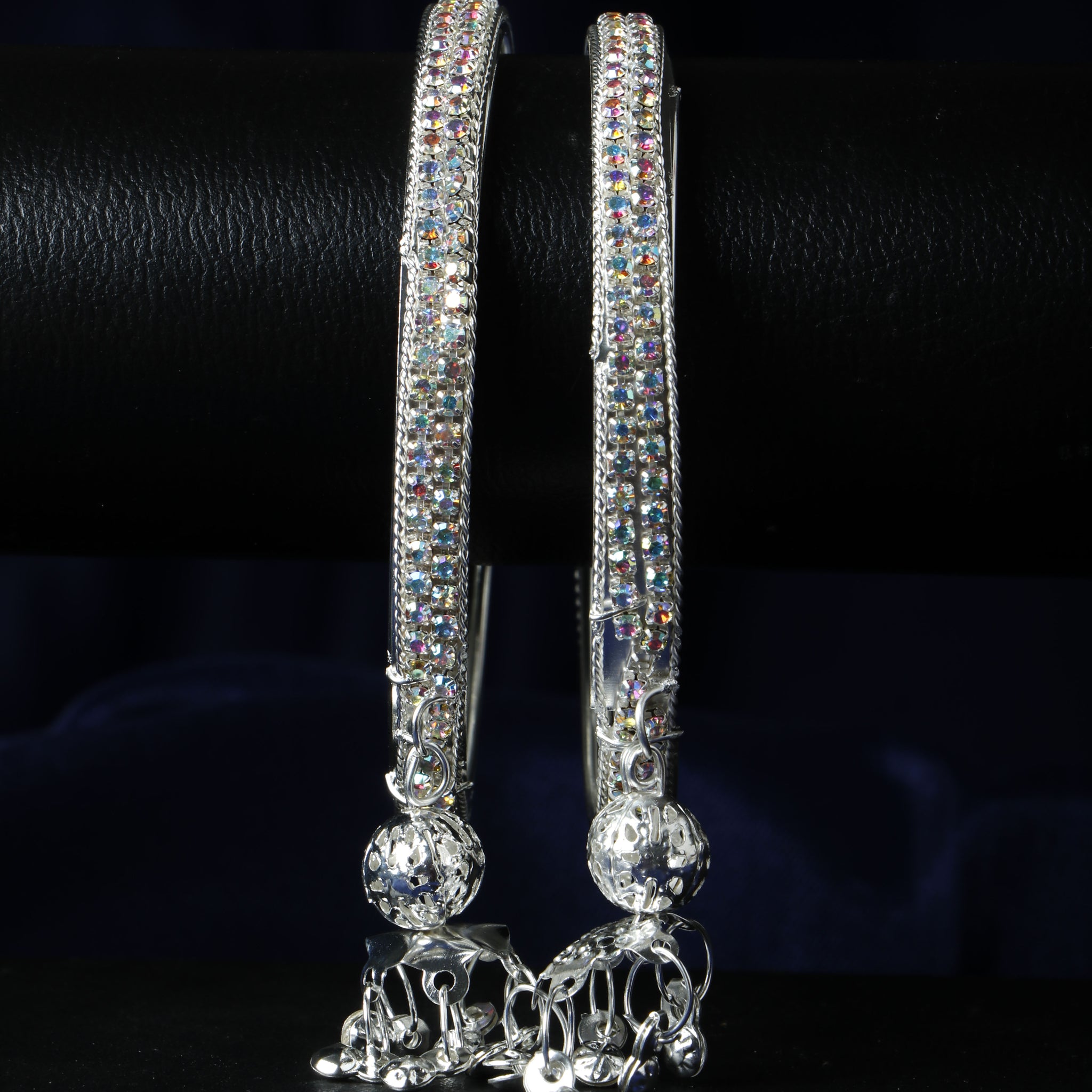 Set Of 2 Silver Plated Bangles
