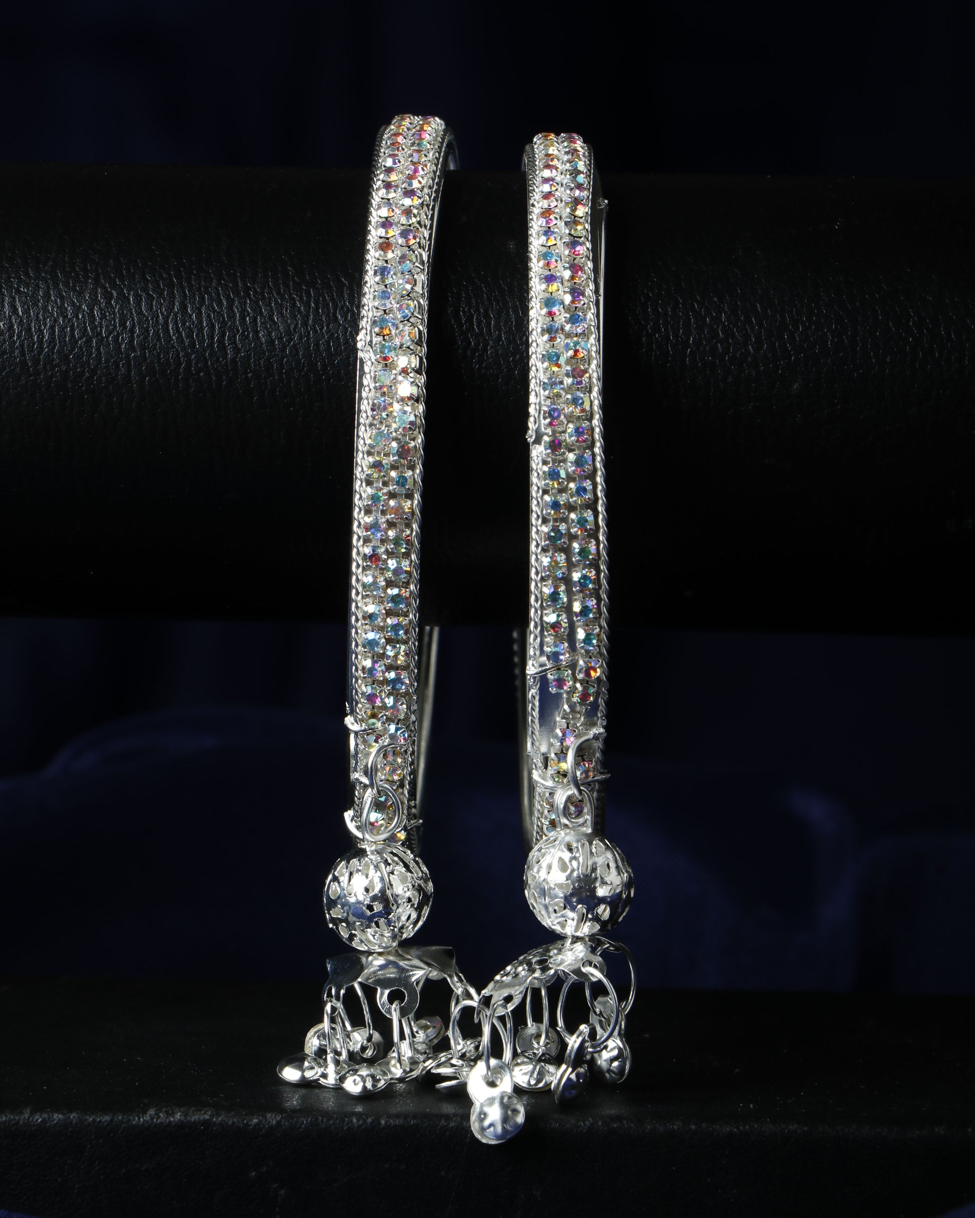 Set Of 2 Silver Plated Bangles