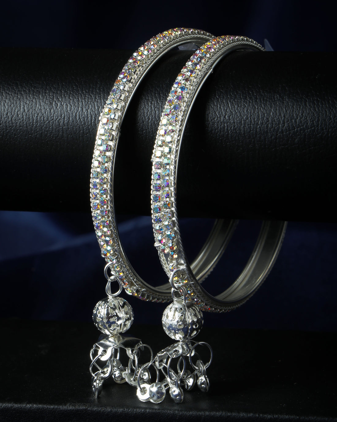 Set Of 2 Silver Plated Bangles