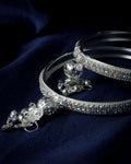 Buy Set Of 2 Silver Plated Bangles Online