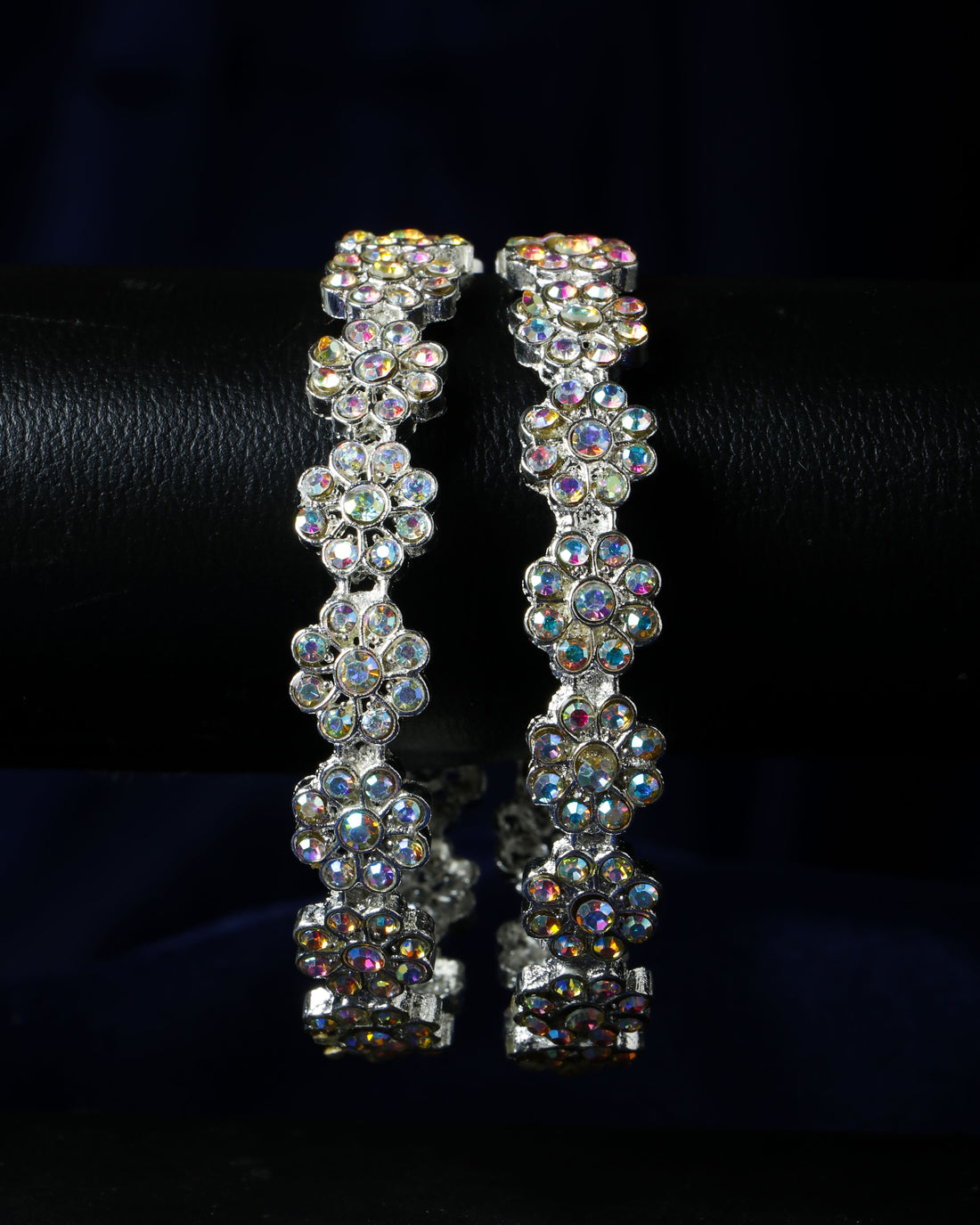Set Of 2 Silver Plated Bangles