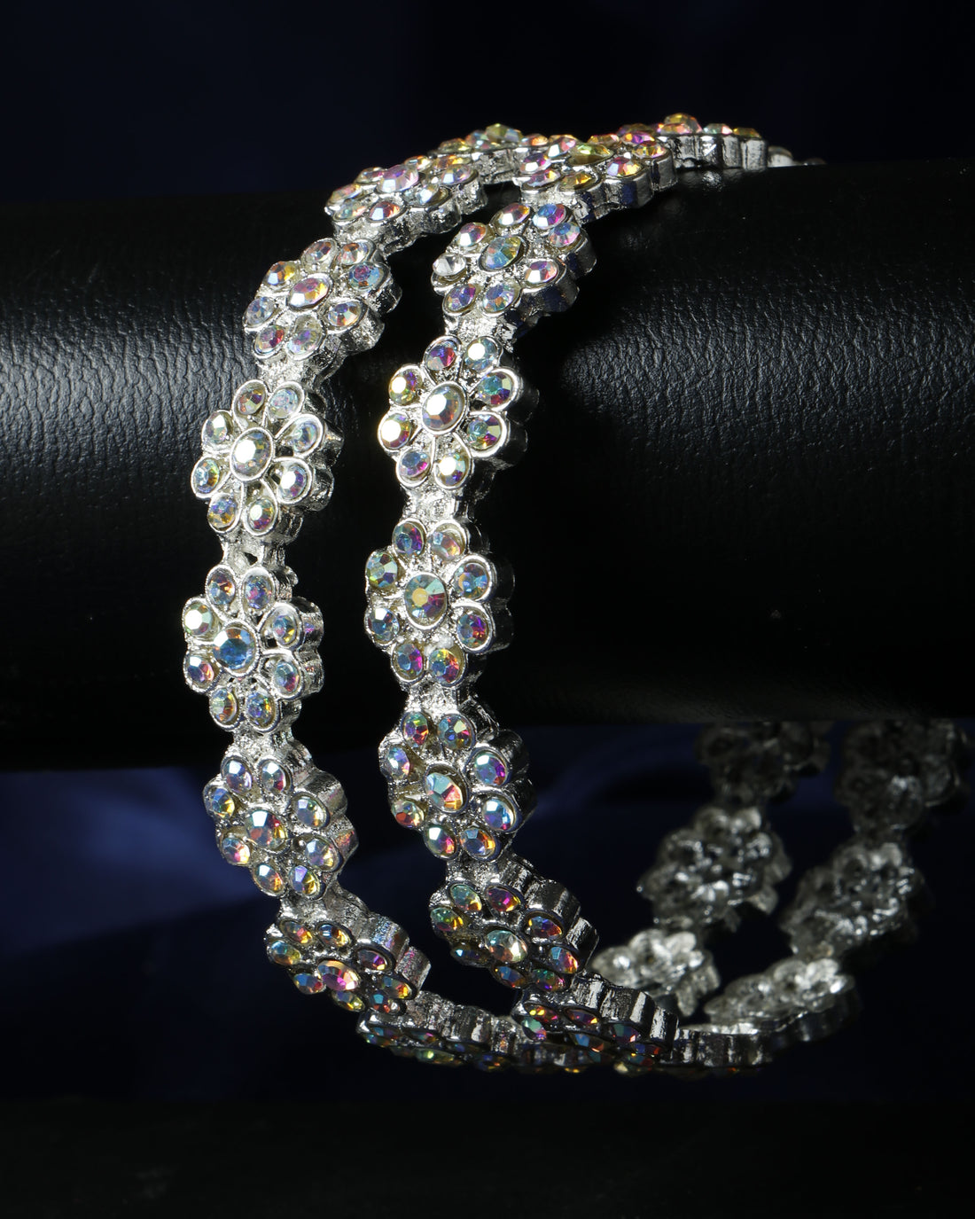 Set Of 2 Silver Plated Bangles