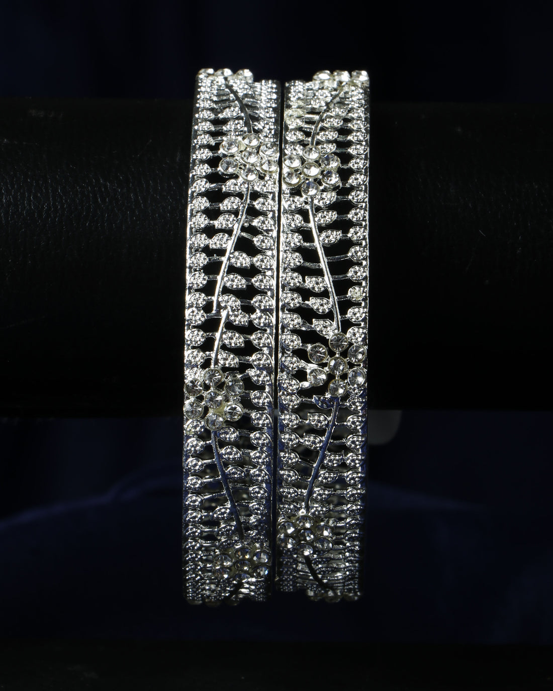 Set Of 2 Silver Plated Bangles