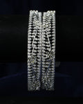 Set Of 2 Silver Plated Bangles