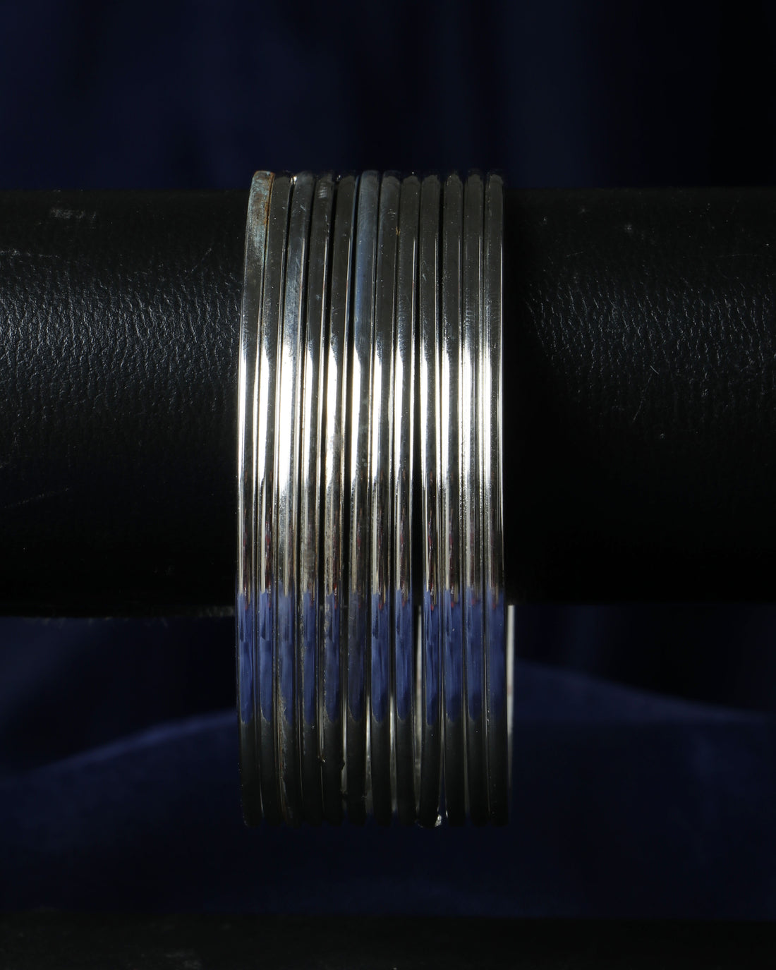 Set Of 12 Silver Plated Bangles