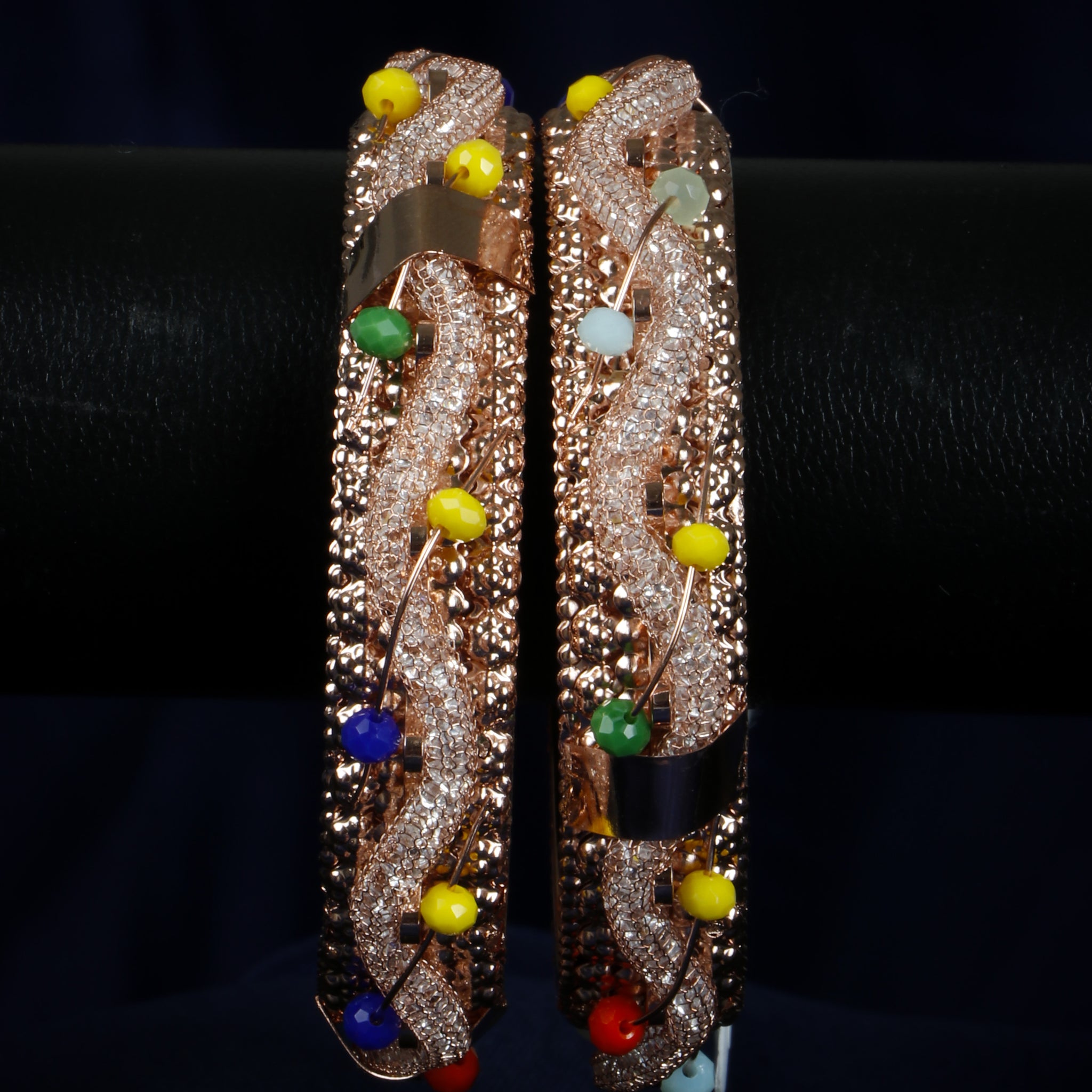 Set Of 2 Copper Plated Bangles