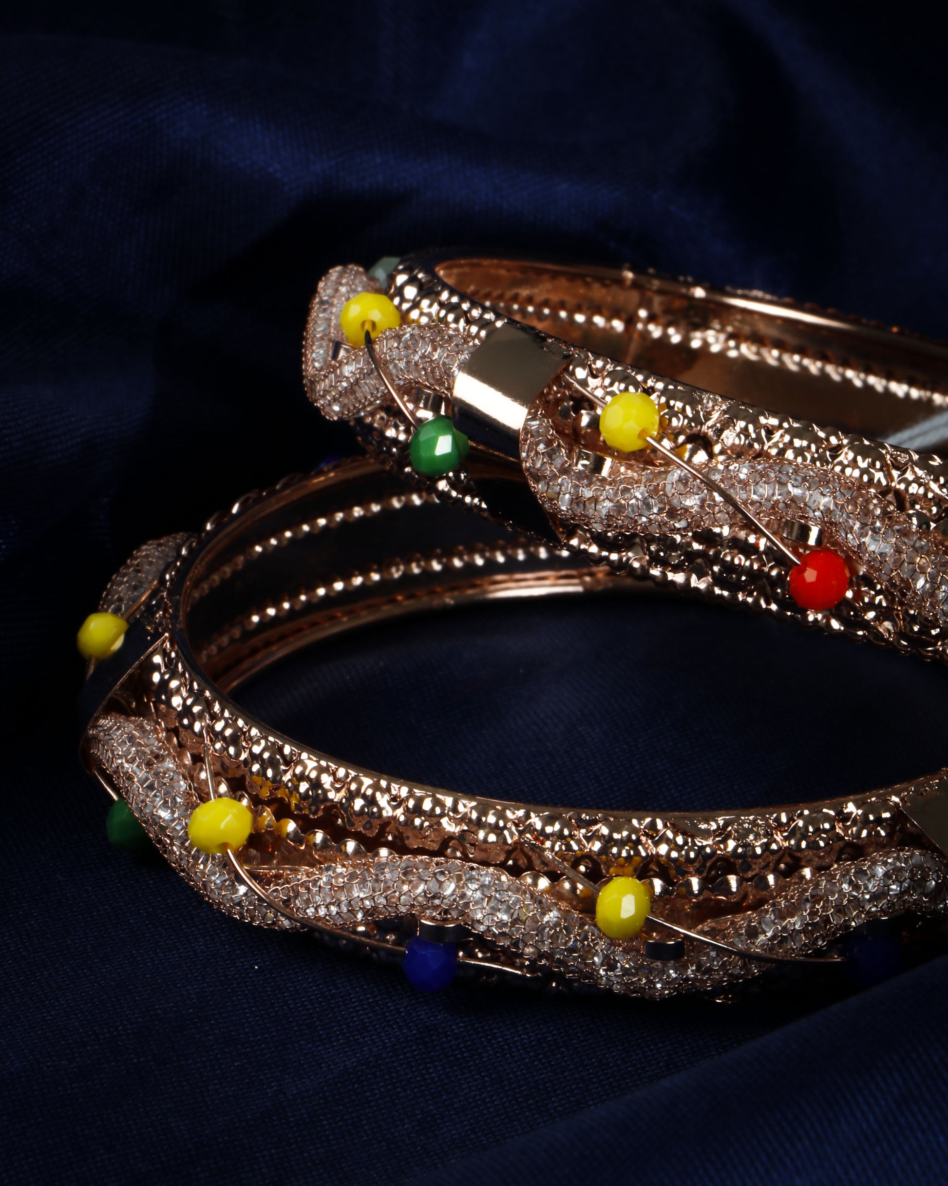 Buy Set Of 2 Copper Plated Bangles Online