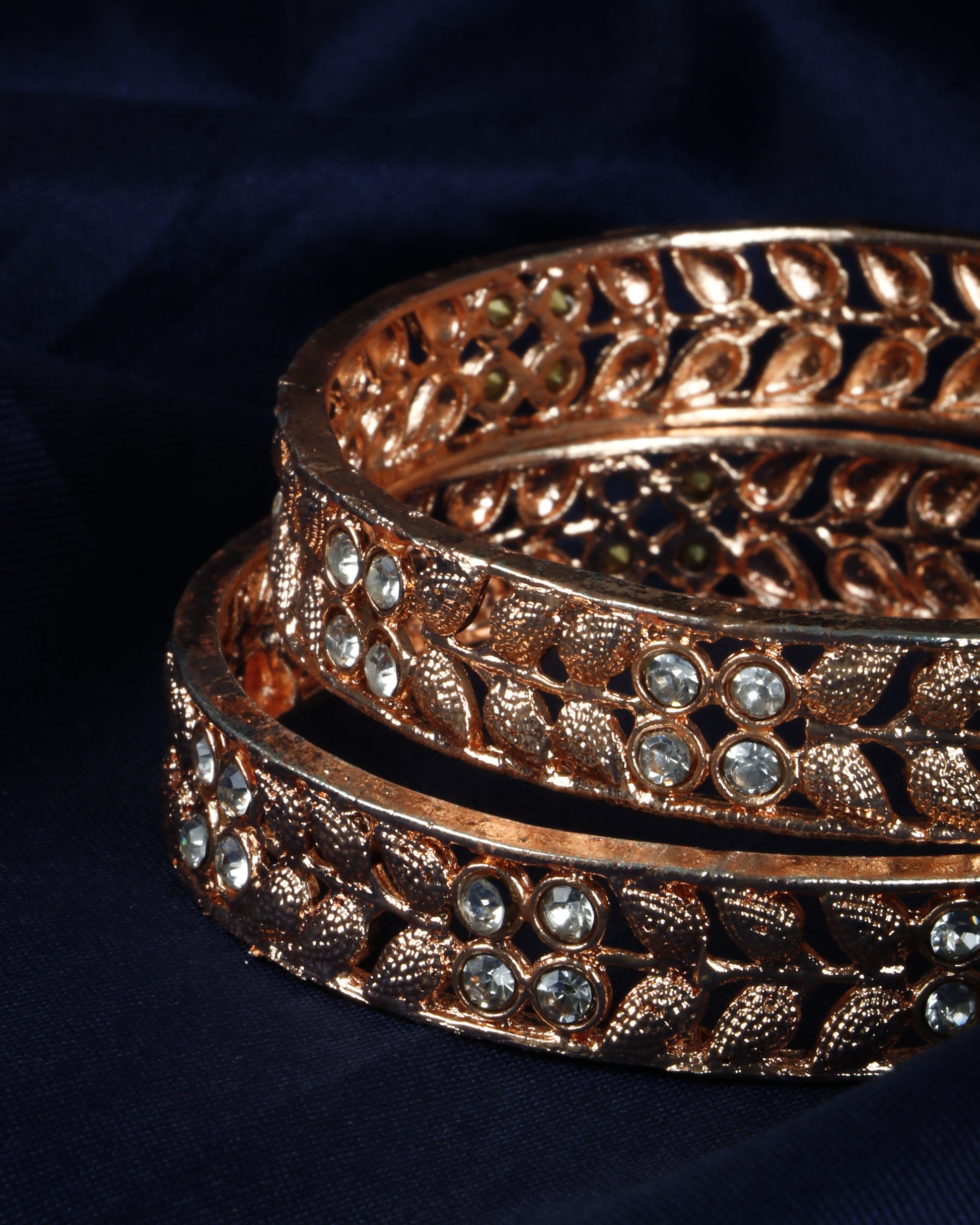 Buy Set Of 2 Copper Plated Bangles Online