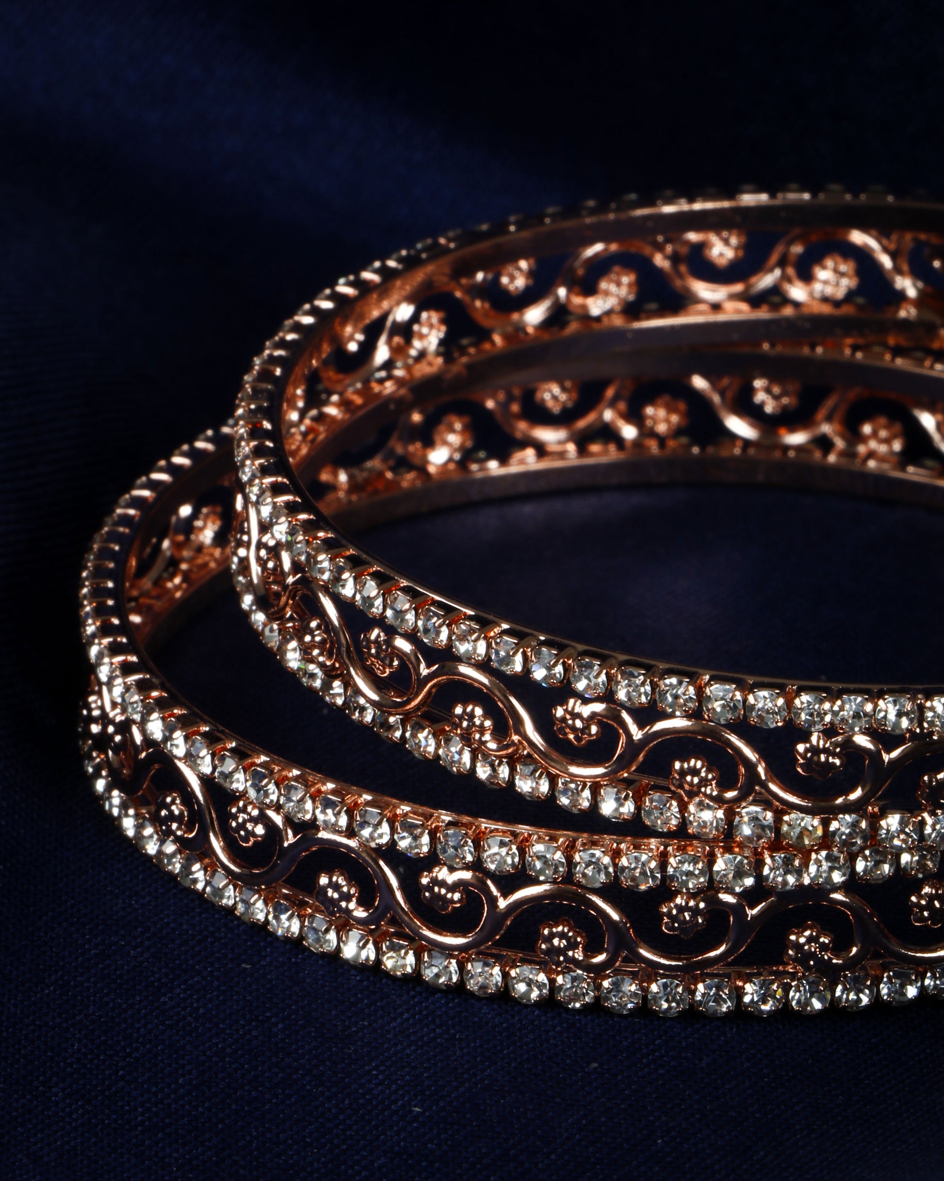 Buy Set Of 2 Copper Plated Bangles Online