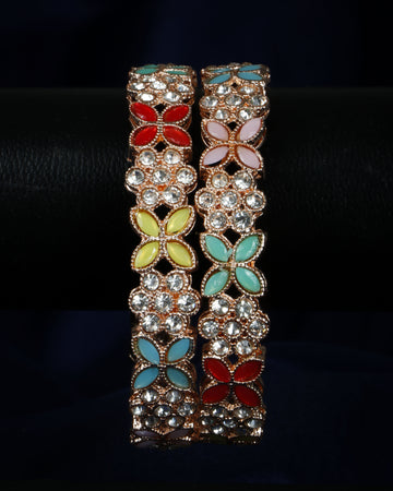Set Of 2 Copper Plated Bangles